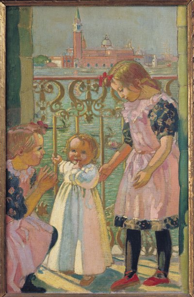 On a Venetian Balcony by Maurice Denis